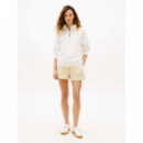 TH SCRIPT SWEATSHORTS COUNTRY IVORY