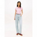 TH SCRIPT SLIM SS POLO CLASSIC PINK