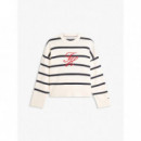 FULL NEEDLE GRAPHIC SWEATER BIG STP CALI