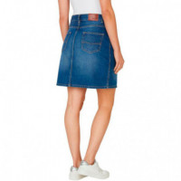 Pepe Jeans Faldas Mini Skirt Hw Azul PL9011244A2-NIM