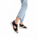 XTI Sandalias Negras 142737-NEGRO