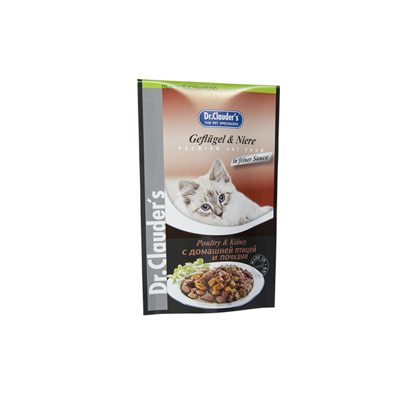 DR CLAUDER Cat Pouch Ave/riñon 100 Gr