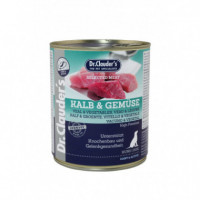 DR CLAUDER Dog Lata Ternera/verd 800 Gr
