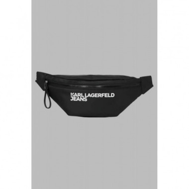 KLJ ESSENTIAL NYLON BUMBAG BLACK