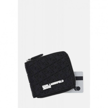 KLJ ESSENTIAL ZA WALLET EMB KLJ BLACK-MO