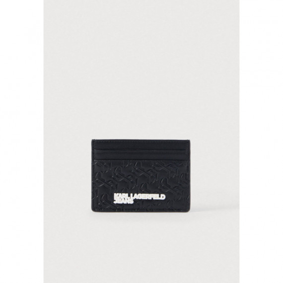 KLJ ESSENTIAL CARDHOLDER EMB KLJ BLACK-M