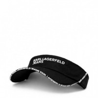 KLJ NYLON TAPE VISOR BLACK