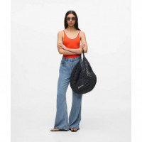 KLJ RAFFIA SUMMER HOBO BLACK