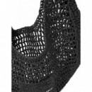 KLJ RAFFIA SUMMER HOBO BLACK