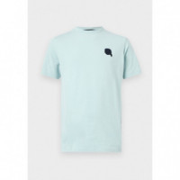 T-SHIRT CREWNECK ICE BLUE