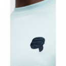 T-SHIRT CREWNECK ICE BLUE