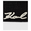 K SIGN SCARF BEACH BAG BLACK