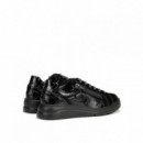 Fluchos Zapatillas Pompas Negras F1666-NEGRO