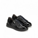 Fluchos Zapatillas Pompas Negras F1666-NEGRO