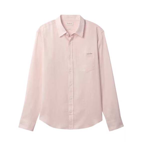 CAMISA SOLID CASUAL LINEN CLASSIC