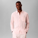 CAMISA SOLID CASUAL LINEN CLASSIC