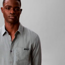 CAMISA SOLID CASUAL LINEN CLASSIC