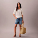 Bolso tote de rafia trenzada