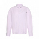 Camisa Cotton Poplin Cropped  CALVIN KLEIN