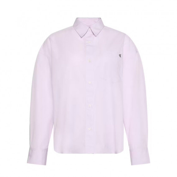 Camisa Cotton Poplin Cropped  CALVIN KLEIN