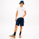 Camiseta slim de punto con logo