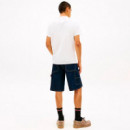 Camiseta slim de punto con logo