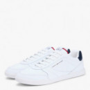 Zapatillas de Piel con Talón a Contraste  TOMMY HILFIGER