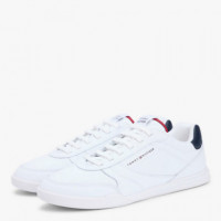 Zapatillas de Piel con Talón a Contraste  TOMMY HILFIGER