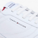 Zapatillas de Piel con Talón a Contraste  TOMMY HILFIGER