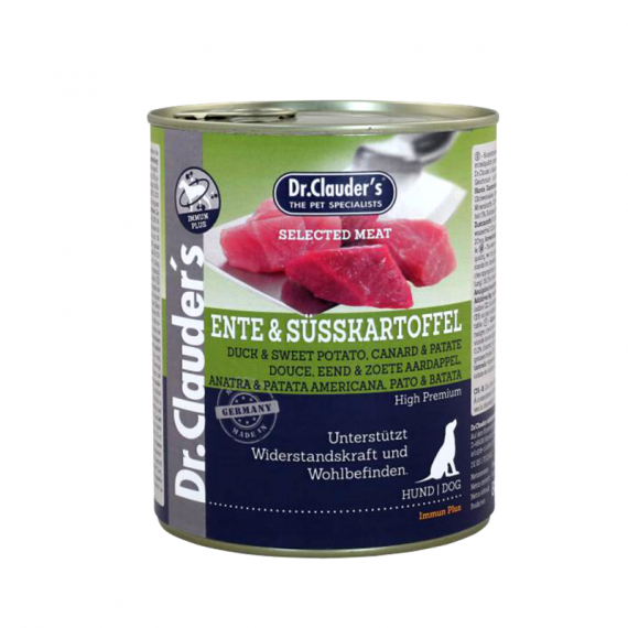 DR CLAUDER Dog Lata Pato/batata 800 Gr