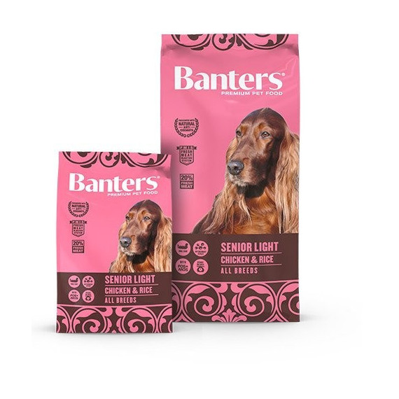 BANTERS Dog Senior Light Pollo 15 Kg