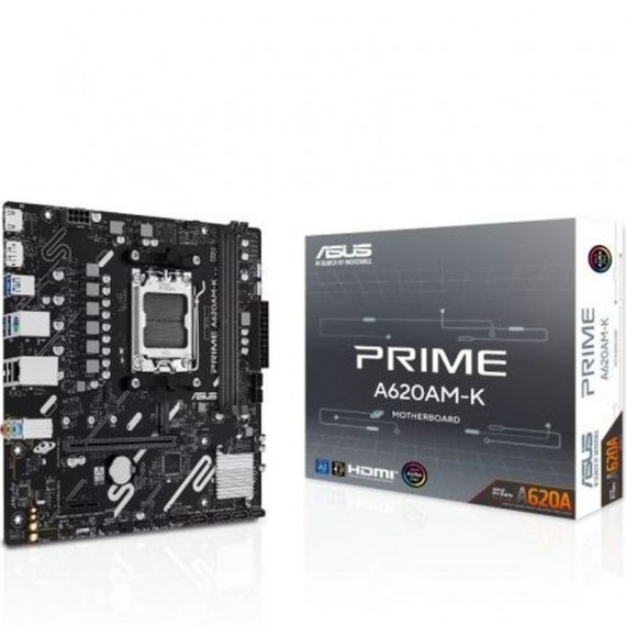 ASUS Placa Base Prime A620AM-K Socket  Micro Atx/ DDR5/ Pcie 4.0