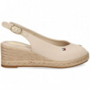 ABIERTO PUNTA Y TALON TEXTIL HIELO