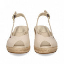 ABIERTO PUNTA Y TALON TEXTIL HIELO