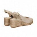 ABIERTO PUNTA Y TALON TEXTIL HIELO