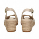 ABIERTO PUNTA Y TALON TEXTIL HIELO