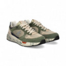 DEPORTIVO ANTE+MALLA MULTI VERDE