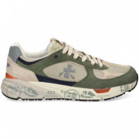 Deportivo Ante+malla Multi Verde  PREMIATA