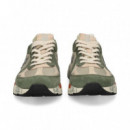 DEPORTIVO ANTE+MALLA MULTI VERDE