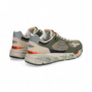 DEPORTIVO ANTE+MALLA MULTI VERDE