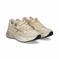 Deportivo Ante+malla Blanco  PREMIATA