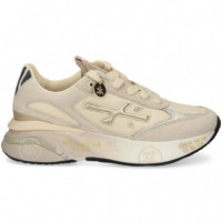 Deportivo Ante+malla Blanco  PREMIATA