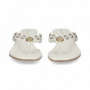 ESCLAVA LOGO HUECO PIEL BLANCO