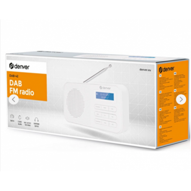 Radio Denver Digital DAB/FM Blanco DAB-42W