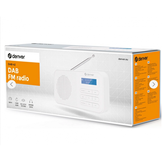 Radio Denver Digital DAB/FM Blanco DAB-42W