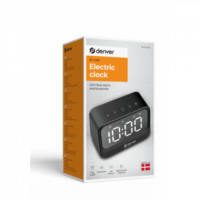 Reloj Despertador Eléctrico DENVER Altavoz BLUETOOTH Negro EC-54B