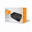 Radio Reloj Denver DAB+FM Bluetooth Alarma USB-C Pantalla Digital LED 3.5'' CRD-515 Negro