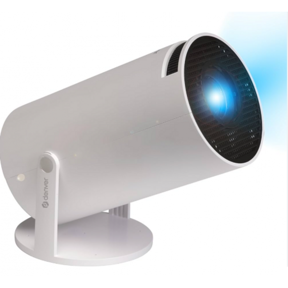 Proyector Denver LED Contrast 2500 Lúmenes Distancia 1.4-4M HDMI Input 37"-170" Rotable 180 con HDMI Cables PR-2500