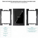 Marco Antirrobo TOOQ TQATTE2601-S-B para Tablets 10.9-11" Negro