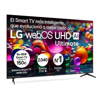 Televisor LG 75UA74006LB 75" 4K Ultra HD Smart TV Webos con Ai Thinq y Dise&ntilde;o sin Marco